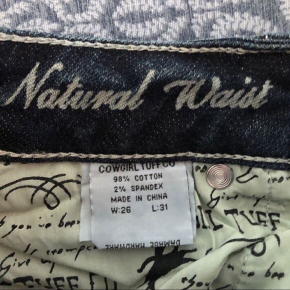 Cowgirl Tuff Girl Jeans Classic Mustang Size 26! - Picture 5 of 13